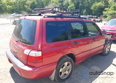 2002 Subaru Forester S из США, поврежденный, VIN JF1SF656X2G739738